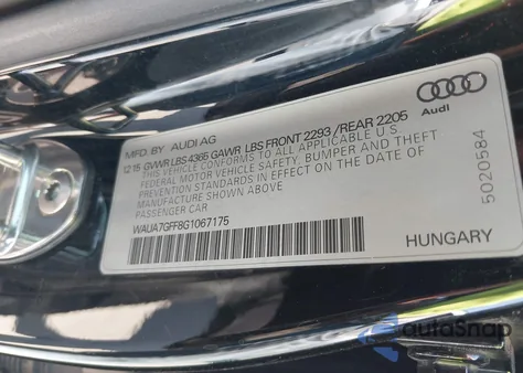 2016 Audi A3 1.8T Premium from USA, damaged, VIN WAUA7GFF8G1067175